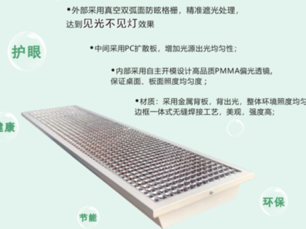 星如雨‖LED教室護(hù)眼燈結(jié)構(gòu)剖析